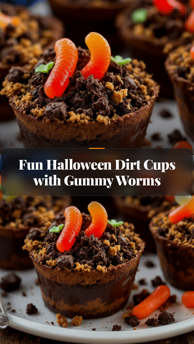 pumpkin patch dirt cups recipe