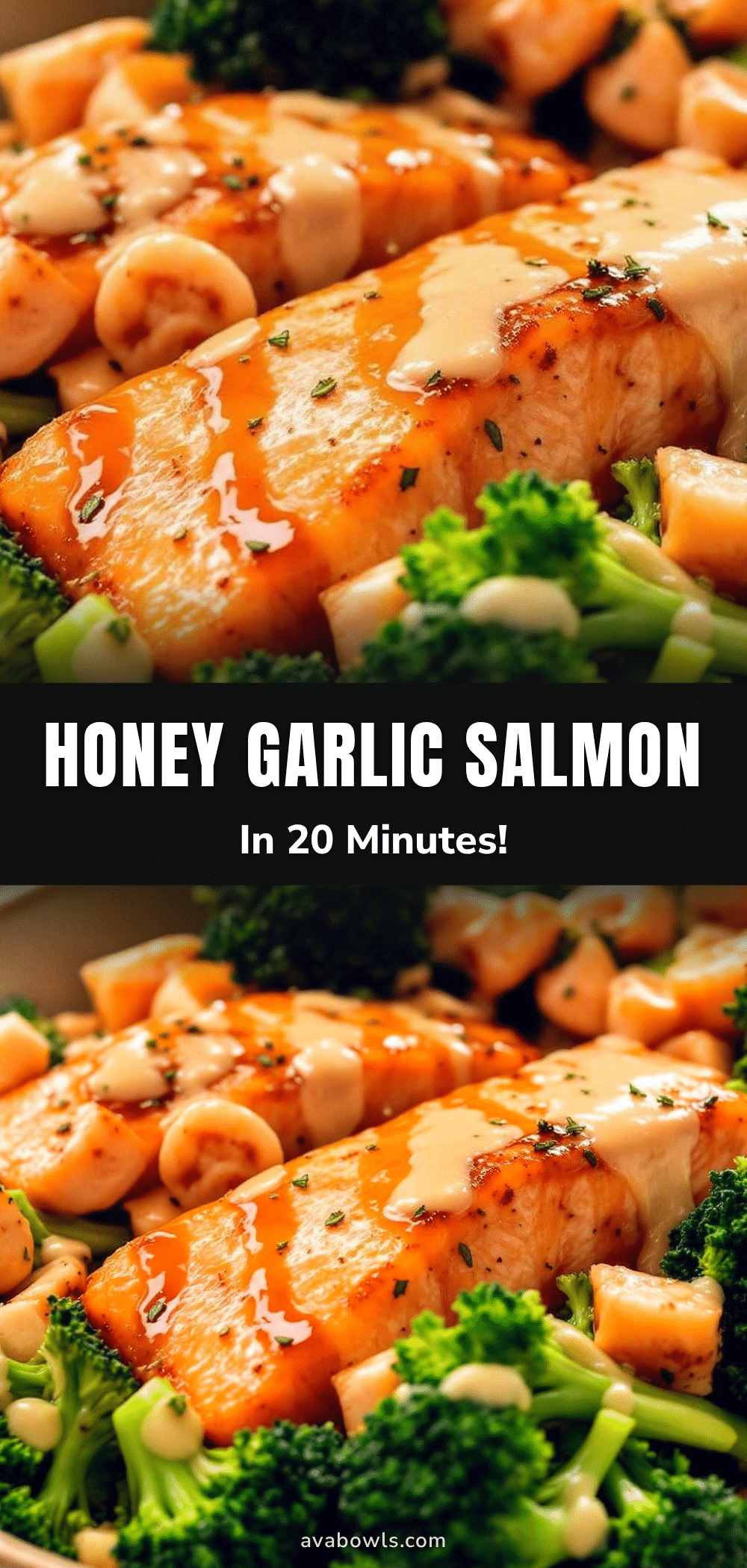 quick honey garlic salmon with broccoli recipe