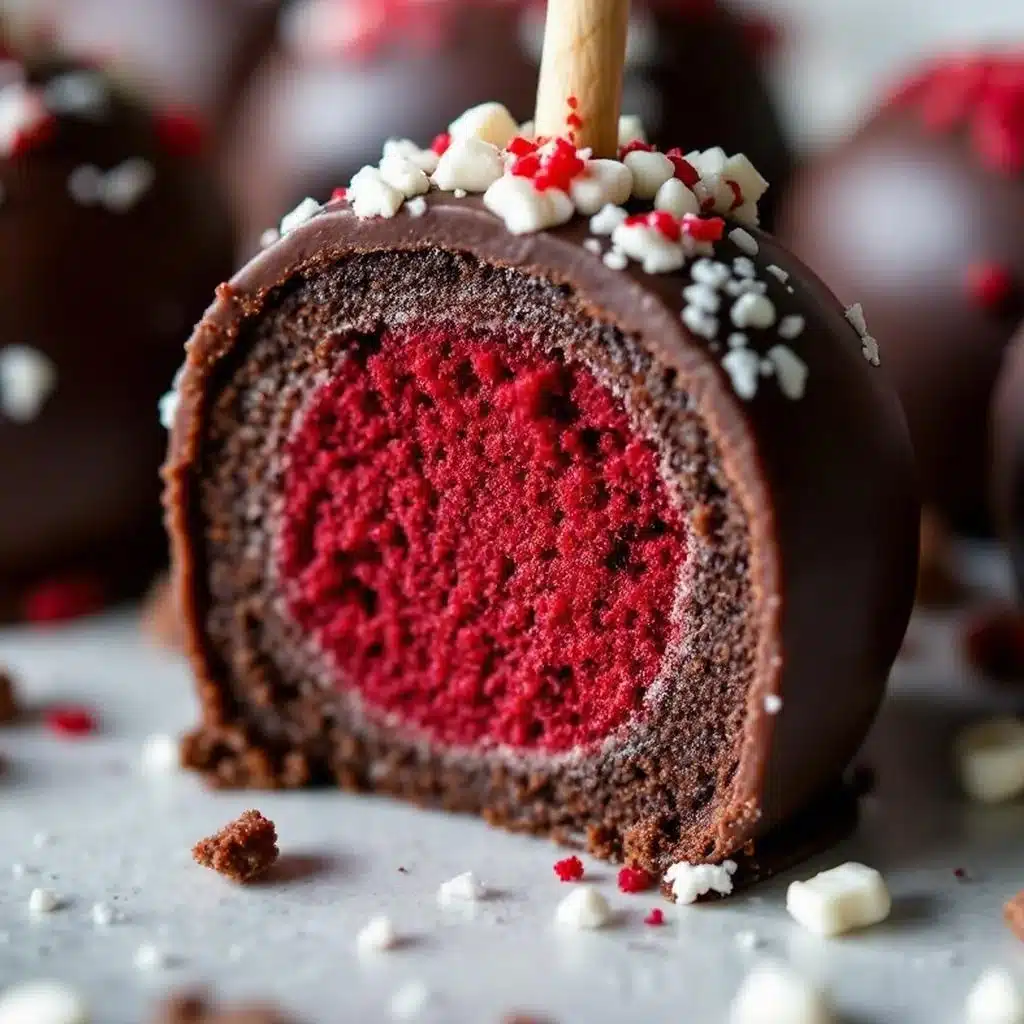 red velvet cake pops - featured image