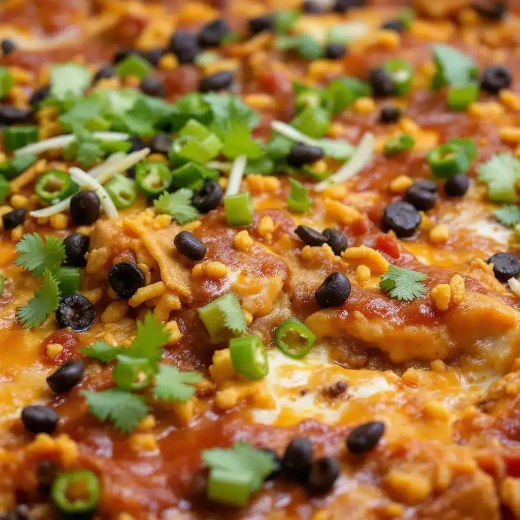 seven-layer taco dip for a crowd preparation steps