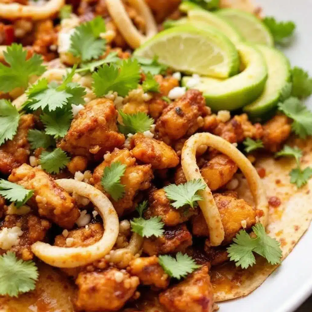 sheet pan chicken fajita bowls - featured image