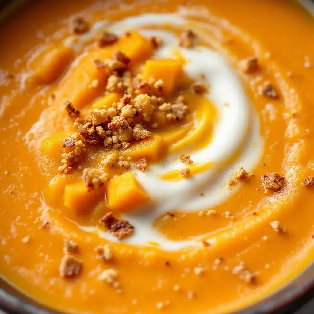 slow cooker butternut squash soup with coconut milk preparation steps