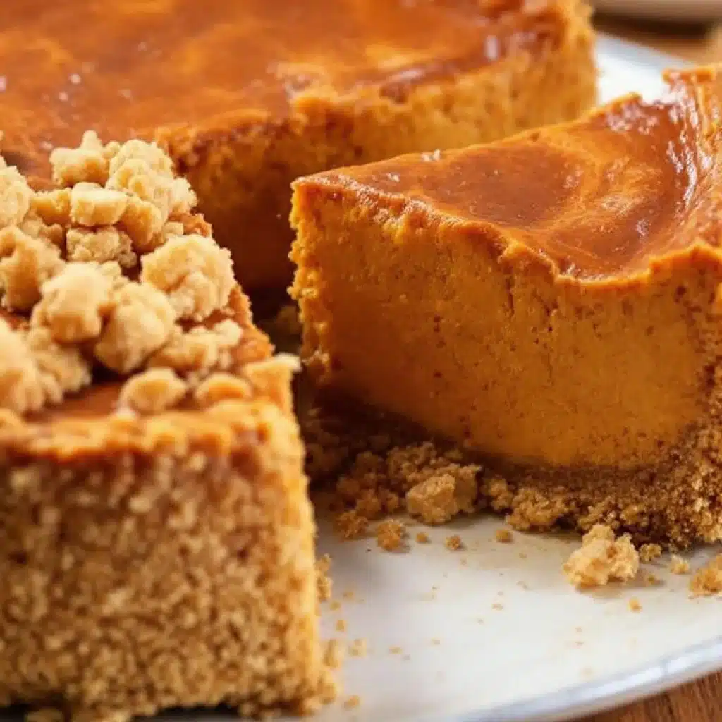 small-batch pumpkin cheesecake - featured image