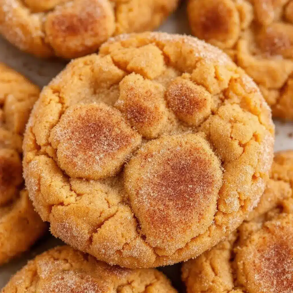 soft chewy pumpkin snickerdoodle cookies preparation steps
