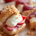 strawberry shortcake skewers - featured image