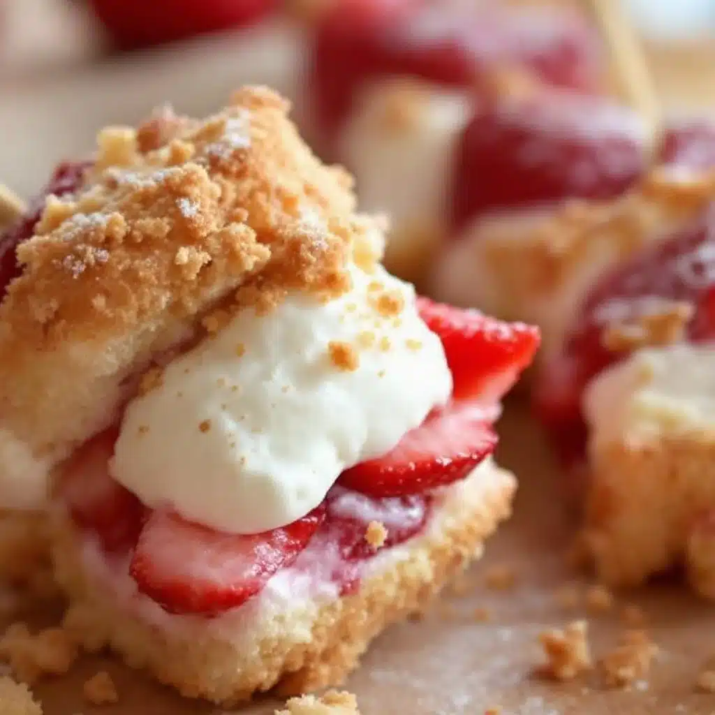 strawberry shortcake skewers - featured image
