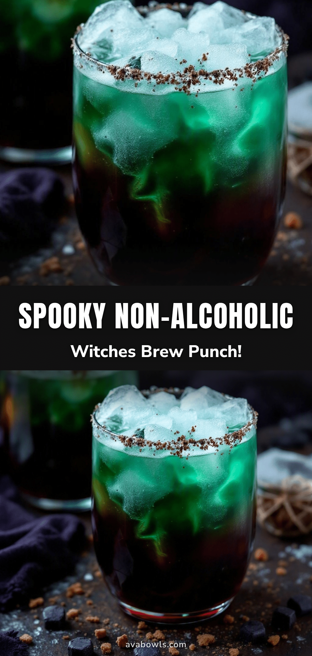 witches brew punch with dry ice effect recipe