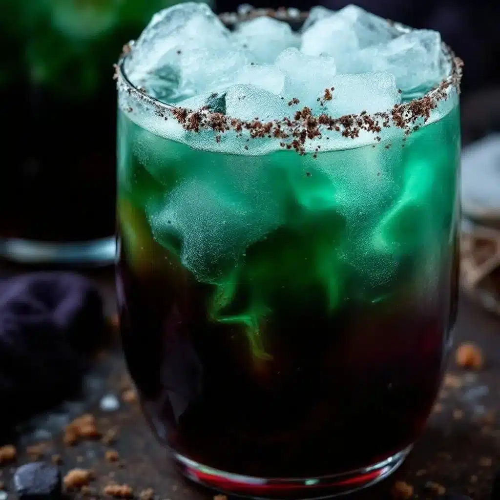 witches brew punch with dry ice effect - featured image